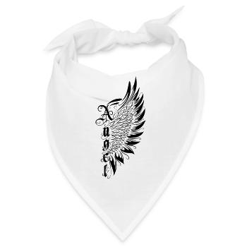 Flügel Engel Engelsflügel Angel - Bandana - Weiß - Vorne