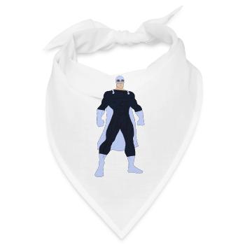 Sei ein Superheld! Seien Sie mutig! - Bandana - Weiß - Vorne