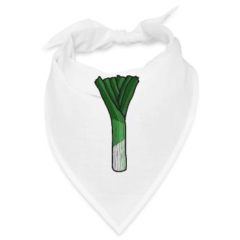 Lauch - Bandana - Weiß - Vorne