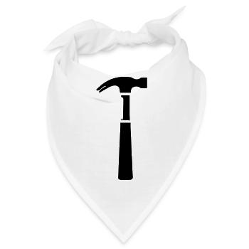 hammer - Bandana - Weiß - Vorne