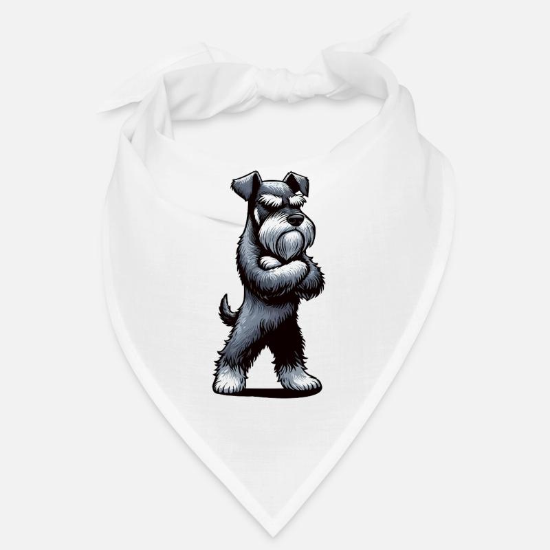Schnauzer Schnauzer géant Propriétaire du Schnauzer Bandana