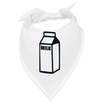Milch - Bandana - Weiß - Vorne
