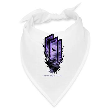 Purple Portal (Vollbild-Front) - Bandana - Weiß - Vorne