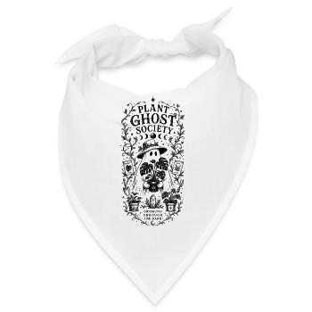 Plant Ghost Society - Bandana - Weiß - Vorne