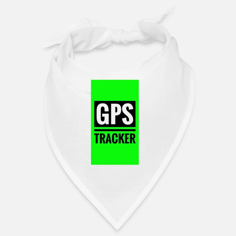 GPS tracking-like design Bandana