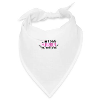 Braut JGA I Bims - Bandana - Weiß - Vorne