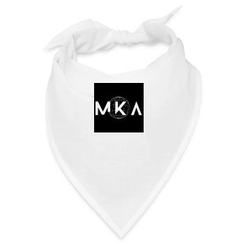 MKA Weltkugel - Bandana - Weiß - Vorne