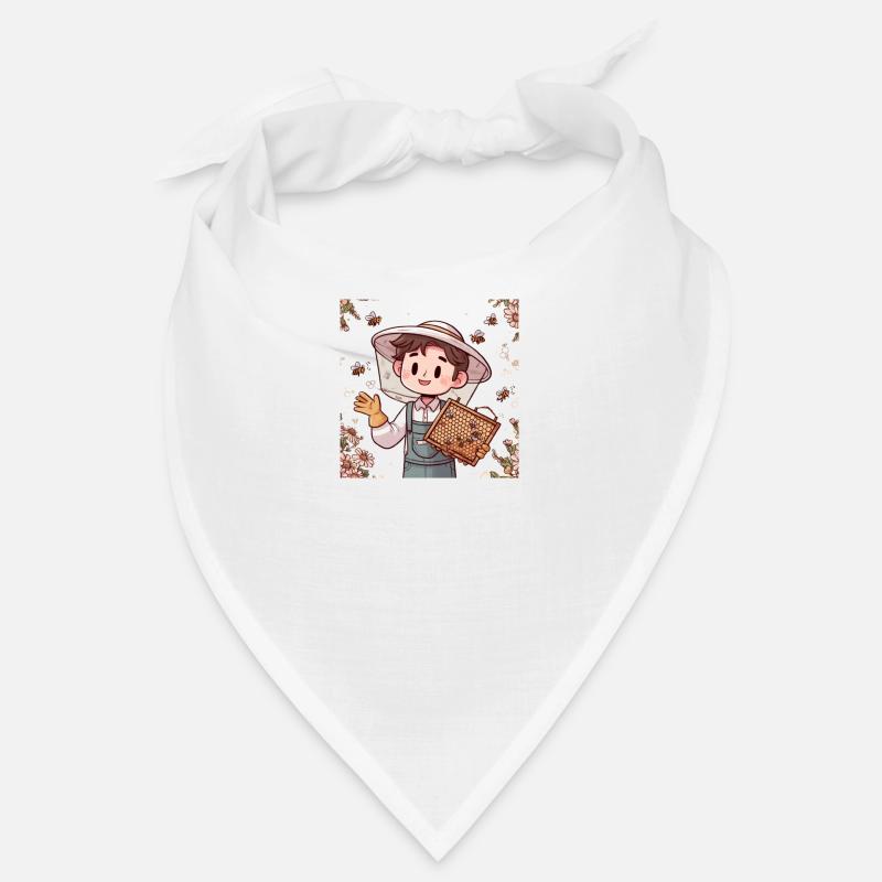 Cartoon Beekeeper 1 Bandana