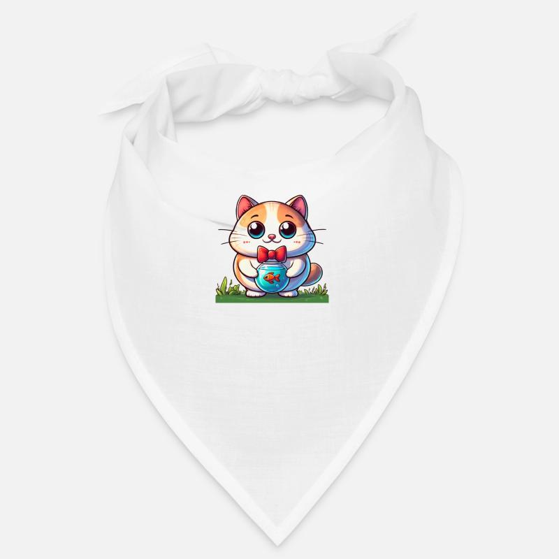 Karikatur Katze 1 Bandana