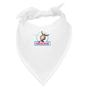 Eselklasse Klassentier Esel - Bandana - Weiß - Vorne