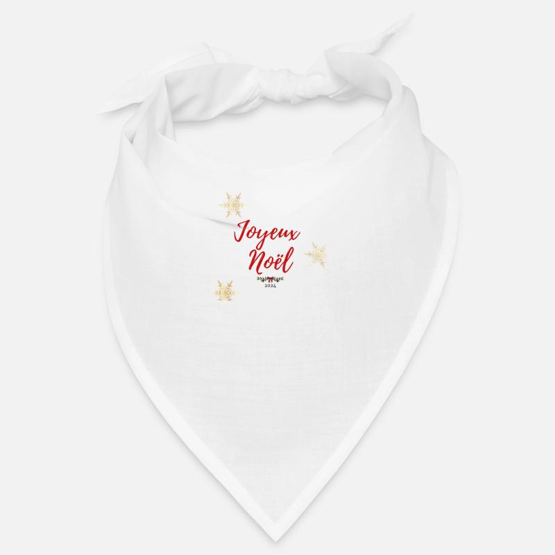 Joyeux Noël - Bandana - blanc