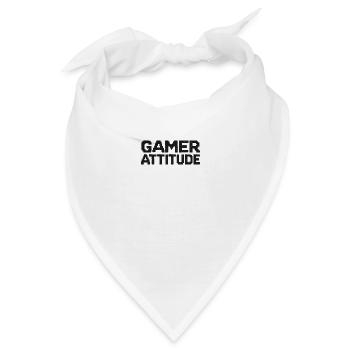 Gamer-Einstellung - Bandana - Weiß - Vorne