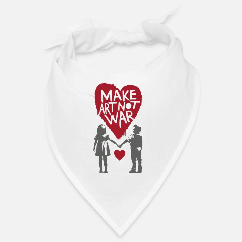 make art not war | Colors changeable Bandana