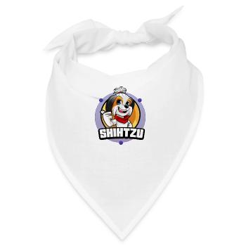 Shihtzu Meme - Bandana - Weiß - Vorne