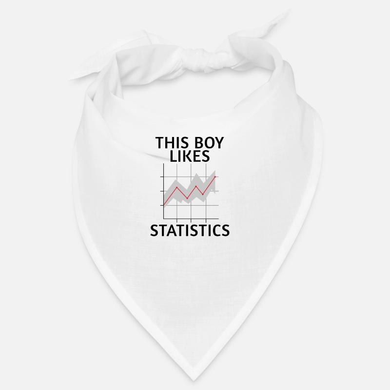 Boy Likes Statistics Data Analyst Science Bandana