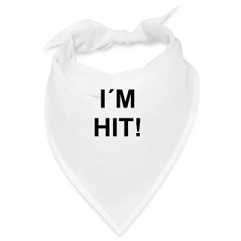 I M Hit! - Bandana - Weiß - Vorne