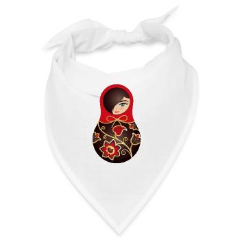 Matroschka Helena - Bandana - Weiß - Vorne
