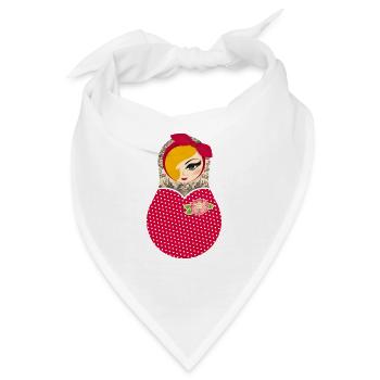 Matroschka Jayne - Bandana - Weiß - Vorne