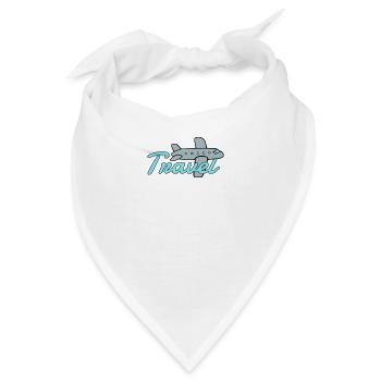 Travel - Bandana - Weiß - Vorne