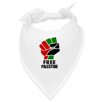 Palestina - Bandana - Weiß - Vorne