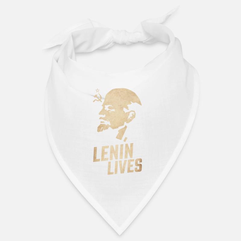 Lenin lebt - Bandana - Weiß