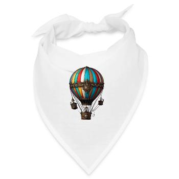 Heißluftballon - Bandana - Weiß - Vorne