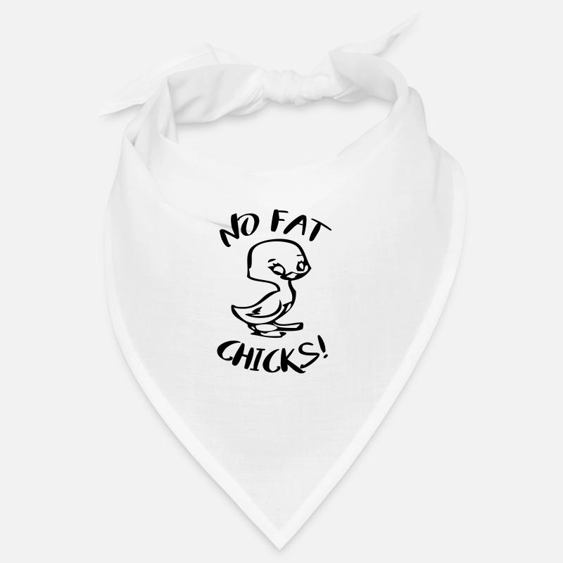 No Fat Chicks Lustige Sprüche Bandana