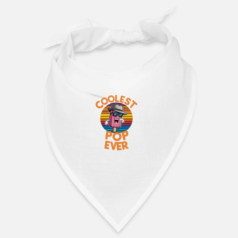 Coolest Pop Ever Fun Popsicle Dad Bandana