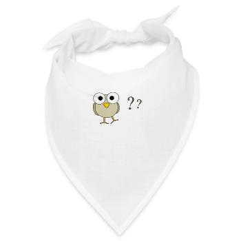 Googley eye birdie - Bandana - Weiß - Vorne