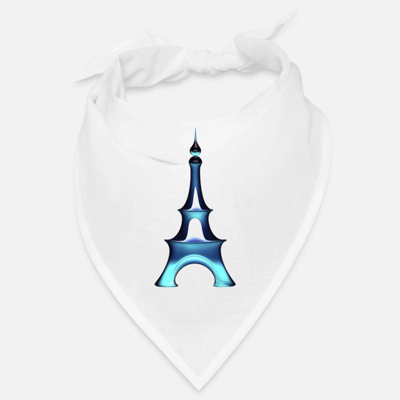 Verre bleu Tour Eiffel Bandana