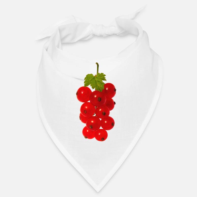 Red currants on a branch with leaf berries Bandana