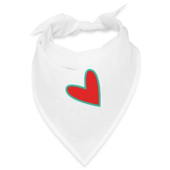 80. 80 JAHRE. 80. JUBILÄUM. 80-JAHRES-JUBILÄUM. - Bandana - Weiß - Vorne