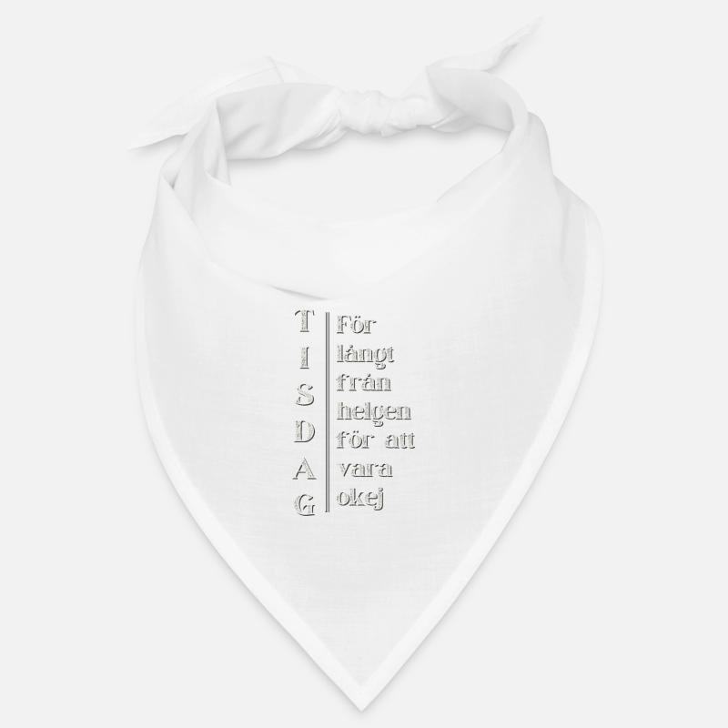 Mardi – Loin du week-end - Bandana - blanc