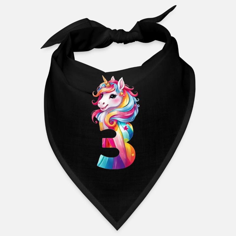 3ÈME ANNIVERSAIRE LICORNE Bandana