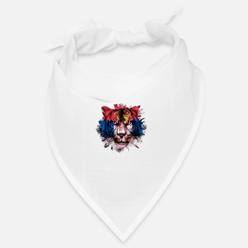 Serbien - Bandana - Weiß
