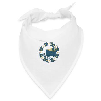 Wilder Pottwal im Frühling. - Bandana - Weiß - Vorne