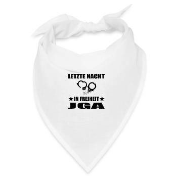 Junggesellenabschied - Bandana - Weiß - Vorne