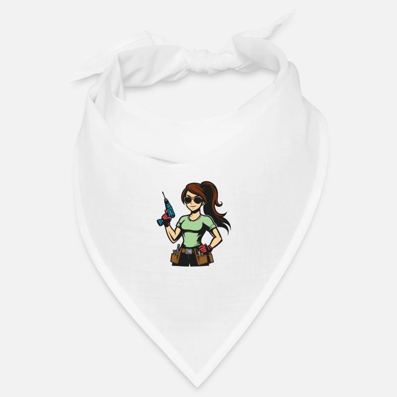 Brune avec un don pour la technique Bandana