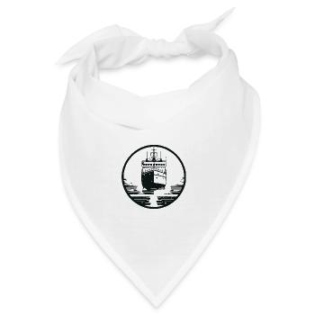 Eisbrecher Design für den Arktis und Polar Fan - Bandana - Weiß - Vorne