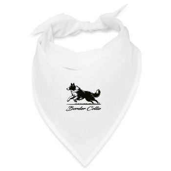 Border Collie – Der intelligente Hütehund - Bandana - Weiß - Vorne