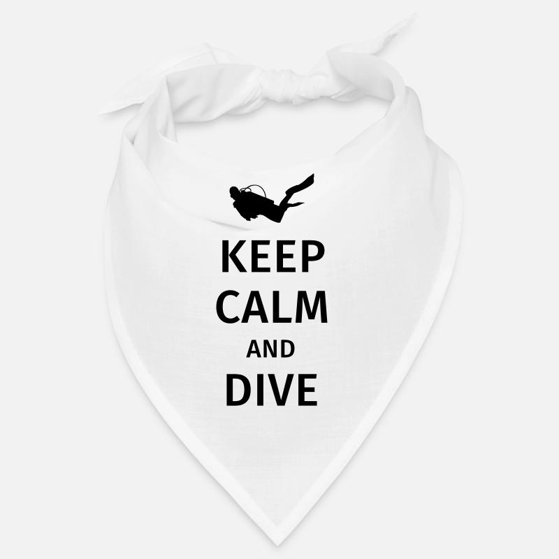 keep calm and dive Bandana