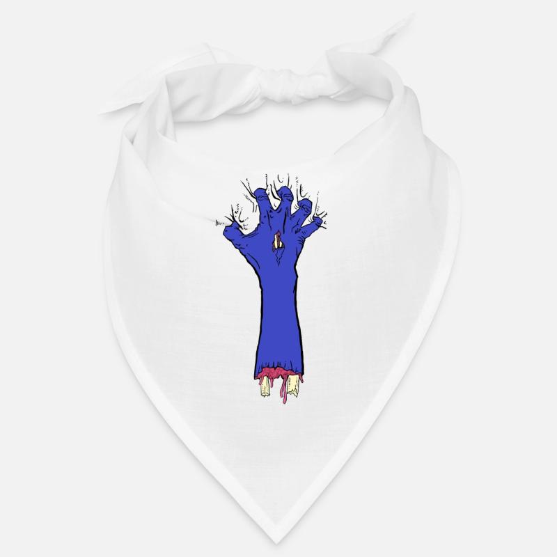 Zombie Greifer blau Bandana