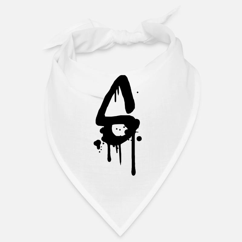 S Graffiti Tropfen Farbklex Spray Bandana