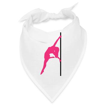 Pole Dance - Bandana - Weiß - Vorne