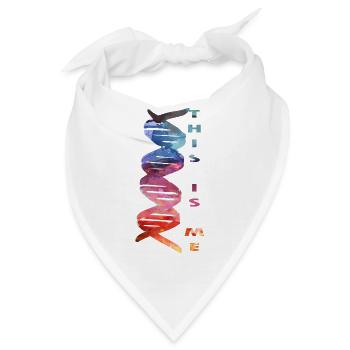 MENSCHLICHE DNA - Bandana - Weiß - Vorne