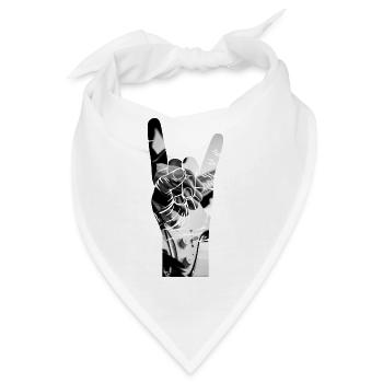 Der Felsen - Bandana - Weiß - Vorne