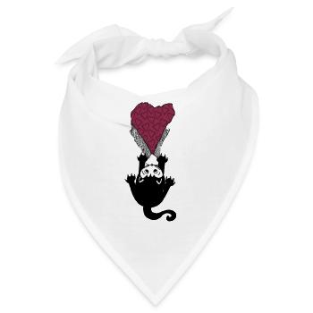 Tearing Love -Gold Knospe - Bandana - Weiß - Vorne