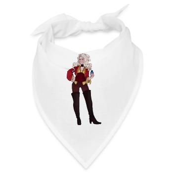 Viktoria Verdez, Runenmagische - Bandana - Weiß - Vorne