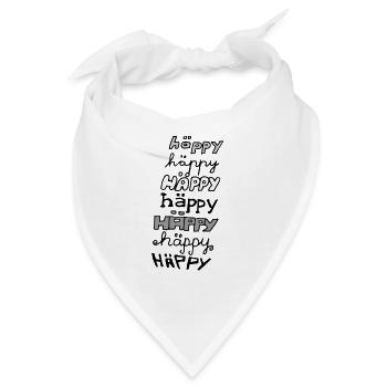 Häppy - Bandana - Weiß - Vorne
