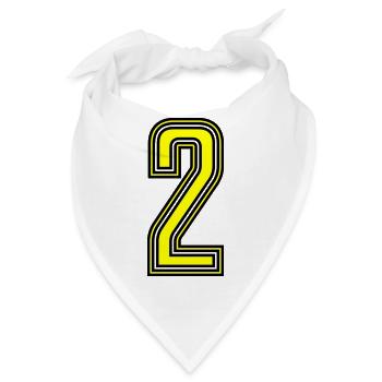 2 - Bandana - Weiß - Vorne